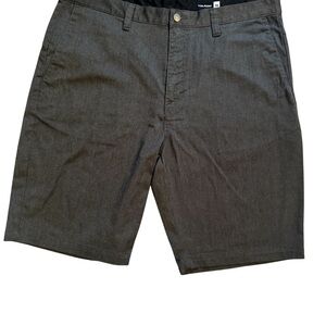 Volcom Men's Charcoal Grey Shorts True to This. Size 38 with an 11" inseam
